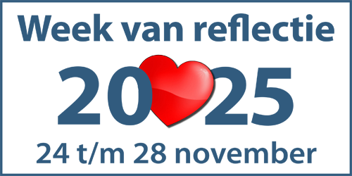 week van reflectie met datum